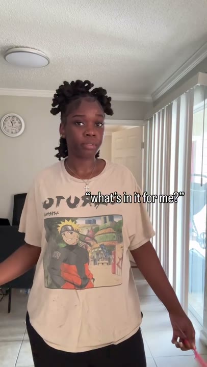 Frame at 3 seconds: A reverse shot presents the response “what’s in it for me?”