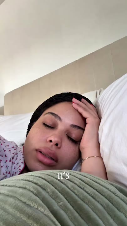 Frame at 0 seconds: The creator rests with eyes closed beneath 'FILE: BOY MOM LIFE' while complaining that it is early; kiwi appears at…